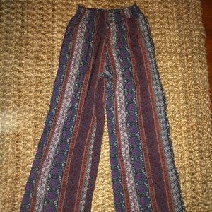 Abercrombie and Fitch Patterned “Flowy” Pants